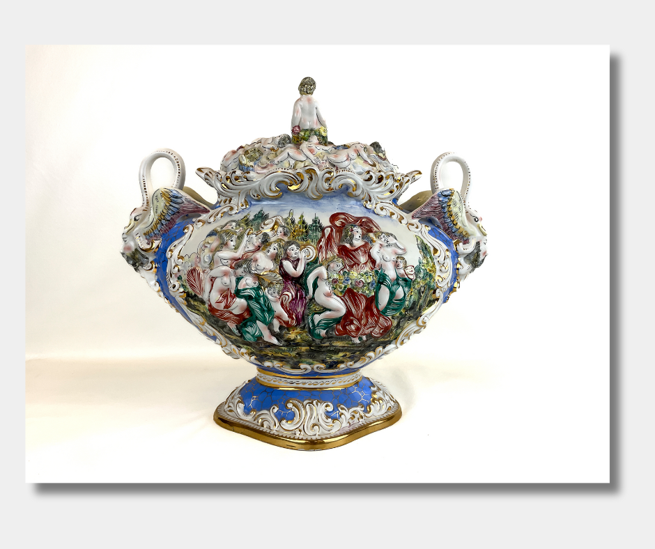 Liberace Capodimonte Tureen sold by Reno Babcock Auctions